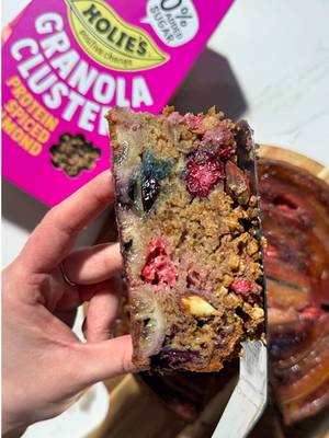 This is your sign to eat cake for breakfast... Because who says you can’t? Especially when it’s actually healthy (and low in sugar) ! Enter @holiesofficial Granola Clusters Upside-Down Banana Bread. Caramelised bananas, soft banana bread, and crunchy Protein Spiced Almond Granola Clusters baked right through, then flipped for that unreal cheesecake style base. The best bit? Holie’s Granola Clusters contain 0% added sugars and is high in protein, so it simply levels up breakfast. Make it ahead, slice it for the week, toast it, add yoghurt and suddenly everyones jealous of YOUR breakfast. Link in bio, thank us later 😉