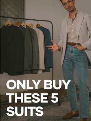 These are the only 5 Suits You Need in 2026  If I had to rebuild my entire suit collection from scratch in 2026, these are the five suits I would start with. After over a decade of dressing men, I’ve learned that most people waste money by buying suits in the wrong order. They chase trends, skip versatility, and end up with pieces they rarely wear. In this short series, I break down the only 5 suits you actually need, why the order matters, when to wear each one, and how to style them properly so they earn their place in your wardrobe. This approach helps you: – Build a more versatile suit collection – Avoid trend-driven purchases – Save money long-term – Dress better with fewer pieces This is the foundation of a classic, modern men’s wardrobe in 2026. #MensStyle #Suits #MensFashion #ClassicMenswear #styleadvice 