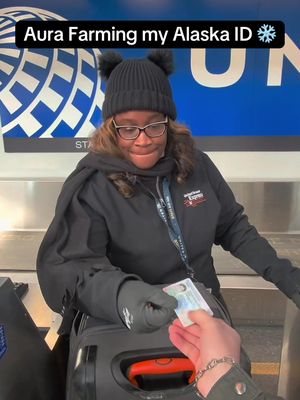 Flying back from Aspen X Games this weekend and I do this every time yall like this series?? 😂❄️☃️ #aurafarming #alaska #airport