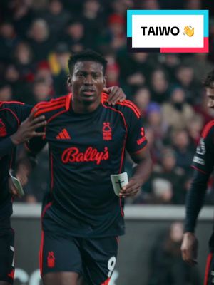 Taiwo on target. 🎯