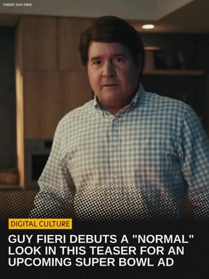 Looks like the Mayor of Flavortown is heading to the Super Bowl this year. Guy Fieri, everyone’s favorite eccentric culinary icon, has been teasing his upcoming collaboration with the home appliance brand Bosch with a totally new look. Is it real? Is it AI? Who knows. All we know is that without his signature goatee and frosty highlights, Guy looks more like an insurance salesman than a rockstar chef. Let’s just hope he returns to his signature spiky self once the game is over. #SuperBowl #football #nfl