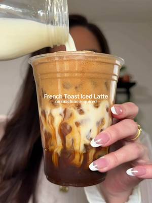 French Toast Iced Latte - instant espresso edition 🍁☕️🤍 For this latte you’ll need:  • 2 tsp instant espresso • 2 oz warm or hot water • 1 tbsp maple syrup  • 1/2 tbsp brown sugar  • dash of cinnamon • pinch of salt  • 6-8 oz of milk  #frenchtoast #frenchtoastlatte #coffeerecipe #instantcoffee #coffeetiktok 