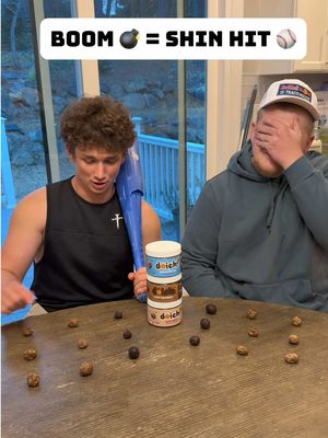 Boom 💣 = bat shin hit⚾️🍪 #sports #baseball #game #funny @fattstafford @Jake and Speed @Speed 