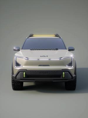 Every detail designed for a seamless transition to the wilderness. The EV5 WKNDR is your companion even when the road ends. #Kia #EV #EV5 #EV5WKNDRConcept #MovementThatInspires