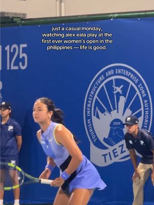 POV: you came to watch tennis and ended up witnessing history. 😍🎾 was such a cool thing to witness alex eala play live… and IN THE PHILIPPINES TOO!! 😱 really hoping this is only the beginning for the PH. 👏🏼 #PhilippineWomensOpen #WTA125Manila #tennis #tennistok #alexealawta2025🇵🇭 