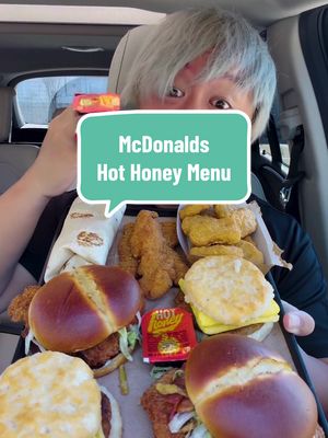 Trying McDonalds New Hot Honey Menu for a Food Review! How does it taste? #mcdonalds #foodcritic #foodreview #fastfood #mukbang 