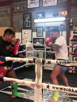 Old school …padwork a few years back with Cookie 🍪  #muaythai #boxing #padwork #martialarts #liamharrison 