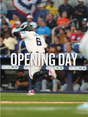 Friday night lights 🤝 Baseball = perfect start to the ‘26 season ⚾️  Grab your 🎟️ today  #MiamiMarlins #Marlins #OpeningDay 