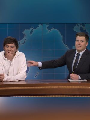 rip chopped. Stream #SNL now on STACKTV. #ColinJost #MarcelloHernandez