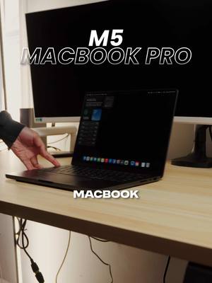 I haven’t stopped working since I got this😭 M5 Macbook Pro is crazyyy #apple #macbook #m5pro #Tech #heyanngel