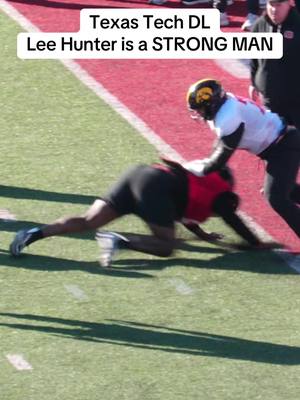 Lee Hunter IDL from Texas Tech is a big man who refuses to be moved #college #seniorbowl #nfl #football