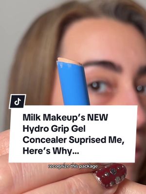 #MilkMakeupPartner Beauty queens, I was genuinely impressed the second @milkmakeup’s new Hydro Grip Gel Concealer touched skin. I’m using shade 4.5 here! The glide was immediate, no dragging, no tugging at the under eye at all which is novel for a stick format to me, because you usually do experience some drag in this style product traditionally. It feels cushiony in that way lip balms do when they smooth instead of sitting on top, and that translated beautifully under the eyes on me! Instead of drying down and calling attention to fine lines, she stays flexible and hydrating. It almost behaves like an eye balm built into the base, so the area looks softened rather than perfected in a heavy way. But she’s buildable if you want that more full coverage look too! Is this something you’d want to try? She’s available at @sephora, February 4th 👀 #concealer #makeupreview #thelipsticklesbians #undereyes