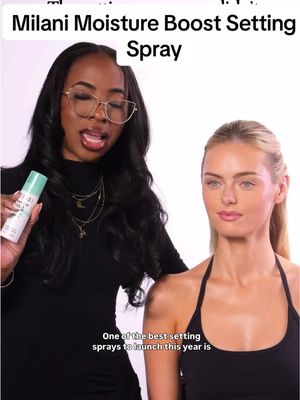Replying to @Milani Cosmetics The setting spray you should not be sleeping on @Milani Cosmetics 👀✨ The Make It Last Moisture Boost Setting Spray is alcohol-free grips makeup for up to 16 hours & MELTS powders together so the skin still looks like skin!  As a makeup artist.. I’m always looking for formulas that lock things in without drying you out especially to use in between the layers of your makeup. ✨Lightweight ✨Non-sticky ✨Fragrance-free ✨Skin-loving ingredients like polyglutamic acid & glycerin If you love long wear and a hydrated finish - she’s THAT girl 💦✨ #MilaniPartner #makeupreels🎨 #MilaniMakeup #SettingSpray #makeupwithjaleesa 