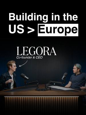 Building in US > Europe with Legora CEO, Max Junestrand | Link in bio #usa #entrepreneurship #europe