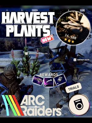 Easy 3 Stars & MAX points up to 25,000 for the “Harvest Plants” Trial in Arc Raiders 🔥🔥 #arcraiders #arcraiderstips #gaming 