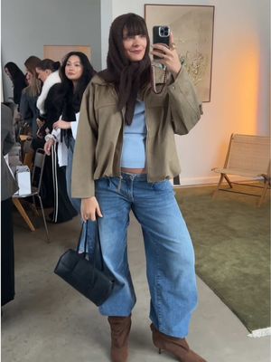 managed to squeeze into a casual fashion week outfit with the pregnant belly yaaaaasss #cphfw 