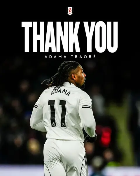 Adama Traoré has joined West Ham on a permanent deal 📰 #fulham #PremierLeague 