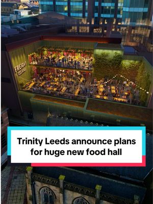 Plans revealed for £15 million expansion of Trinity Kitchen in Leeds!  Trinity Leeds have announced a reimagined food hall for the shopping centre - it’ll have a new name and will spread across two floors.  ‘Freight Island’ will be the venue’s new operators, and their CGI image shows what it will look like - including a striking outdoor terrace overlooking City Square 🤩  The existing floor of Trinity Kitchen will get a refresh too as part of the Freight Island concept - and existing permanent food traders will remain.  It’s unclear if rotating food vendors will be a feature of the new food hall.  Freight Island first opened in Manchester in 2020, quickly becoming a popular entertainment destination across the Pennines.  Council planning chiefs have already approved the expansion, with construction work beginning in late spring this year.  Trinity Kitchen will remain open throughout.  @Trinity Leeds @Freight Island  #leeds #trinityleeds #leedsshopping #leedsfood #trinitykitchen 