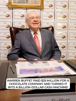 This guy paid $25 million for a chocolate company… and turned it into a billion-dollar cash machine. See’s Candies started in a black-and-white kitchen in Pasadena, where a widowed mom named Mary See made candy by hand.  Her son Charles turned her recipes into a business and made buying chocolate feel like an event: Harley-Davidson deliveries to Hollywood stars… and a candy studio with giant glass windows so customers could watch it being made. Fast forward to 1972. Warren Buffett is hunting for cheap, beaten-down companies when Charlie Munger points him to See’s. But Warren isn’t impressed. Yet Munger convinces him because he sees customers waiting in long lines, paying premium prices, and coming back year after year. The family asks for $30 million. Buffett caps it at $25 million and nearly walks away over $5 million. The family finally agrees — and Buffett gets See’s for $25 million. Instead of expanding fast or cutting prices like every other business, Buffett does the OPPOSITE. He keeps the stores small, limited, and hard to find. Then he raises prices 10% every single year. His customers? They don't care. They keep buying. By 2007, See’s had generated $1.35 billion in profit.