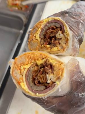 the HANGOVER breakfast burrito 🌯 a certified O'Bagel banger #nj #bagels #bangin
