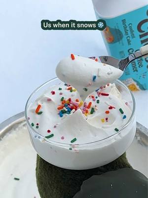 Celebrate snow days with this soft serve hack 🍦❄️ Grab your favorite creamer and try it for yourself.