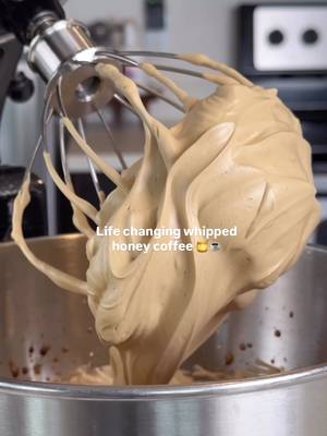 I just need you to try this if you haven’t! You can freeze leftovers too and it stays fluffy!! Recipes on my blog — danishealthyeats.com (linked in my bio!).  #whippedcoffee #coffeeathome #coffeerecipe #dalgonacoffee #honeycoffee 