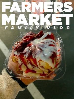 Tuesday night farmers market🍖🍜🍨 #Vlog #cinematic #familytime #farmersmarket 