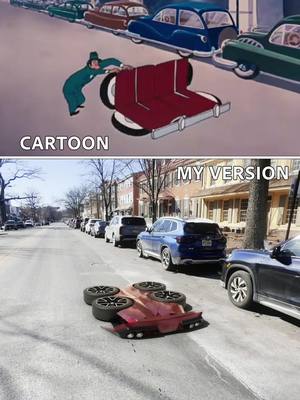 Who did it better?? (My vote is the cartoon 😂)