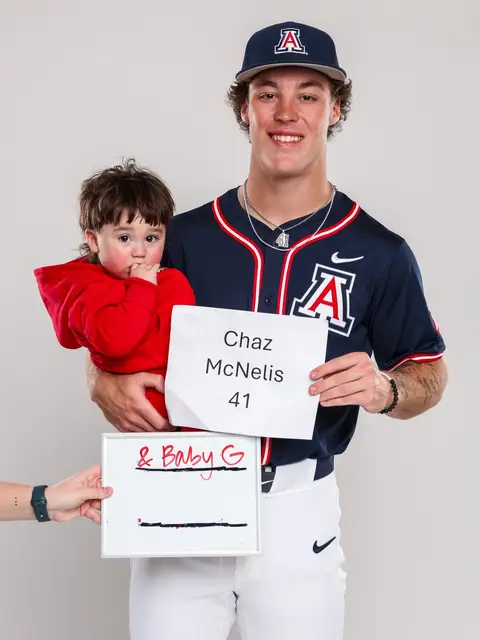 #uofa #arizonabaseball #babyG #mediaday 