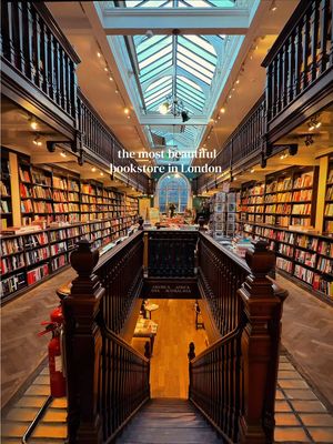 If this is not the most beautiful bookstore in London, I don't know what is  📍Daunt books in Marylebone  #visitlondon #bookstorelondon 