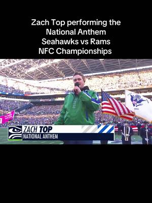 someone get him to the super bowl by god  #zachtop #nationalanthem #nfcchampionship #seahawks #rams 