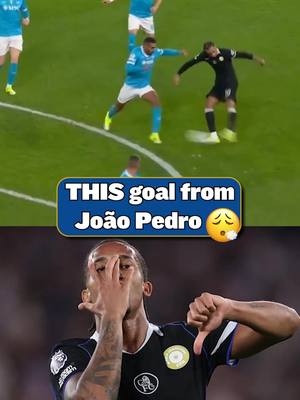João Pedro scored an UNBELIEVABLE goal to tie Chelsea’s game against Napoli 🔥 #ucl #championsleague #chelsea 