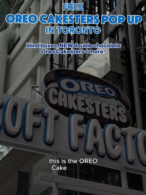 #ad There’s a FREE OREO Cakesters event at the Eaton Centre in Toronto 🍪 If you’re downtown, this is such a fun stop, you get to check out how OREOs are made and experience the brand IRL. DETAILS: January 28 – February 1 JANUARY 28 - 31 | 10:00 AM - 9:00 PM FEBRUARY 1 | 11:00 AM - 7:00 📍Eaton Centre (Albert’s Way entrance, beside Aritzia) 