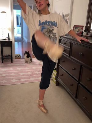 Excited to announce I will never be a ballerina☺️ thank you @Jill Vertes for all of your support! 