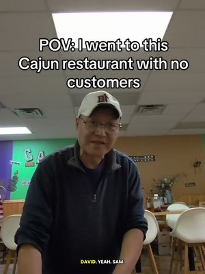 I walked in at 7 PM and there wasn’t a single customer😭 📍Swamp Cafe 17721 Dallas Pkwy, Dallas, TX 75287 #solo #pov #Vlog #cajun #fypシ 