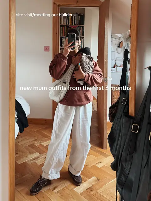 some of my best and worst post-partum fits from the first 3 months. if it looks like im not wearing a top in the last one it's because im not 🙃 #bintabuhehfits #coolmum #outfitrepeater #momboy #fyp 