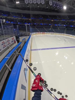The empty nhl rink 😍🏒 @Tampa Bay Lightning  #zacbell #nhlpartner