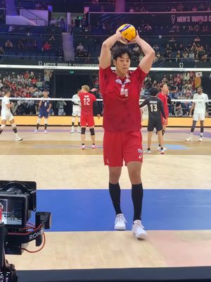 The art of serving with MiyAURA 🤤 ✨  Credits: @(Not) All Things Volleyball #volleyballworld #japan #serve #miyaura #aura 
