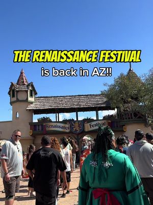 IT’S BACK 🏰 The Arizona Renaissance Festival! Jan 31st until March 29th!! This is such a unique experience you don’t want to miss out on..plan for an ALL DAY trip and if you want to dress up but don’t have a costume they have ones you can rent ☺️ Some highlights are.. 🏰 Lots of games  🏰 Jousting knights on horses 🏰 Birds of prey show (recommend)  🏰 Petting zoo 🏰 Delicious food & alcohol (try the mead) Adult tickets start at $36 a person. Enjoy this Medieval experience, let me know what you think! • #renaissancefestival #arizonaevents #phoenixarizona #thingstodoinaz #azfoodie 