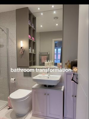 girly bathroom incoming 💅🏽🩰🎀💗 #bathroommakeover #girlyaesthetic 