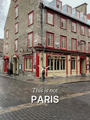 Think this is Europe? Think again This is Québec City, Canada 🇨🇦  TAG someone you'd bring to Quebec City and don't forget to save this for your trip! 🙌 Follow along if you love to travel ✈️❤️ #quebeccity #canada #travel #visitcanada #travelcouple 