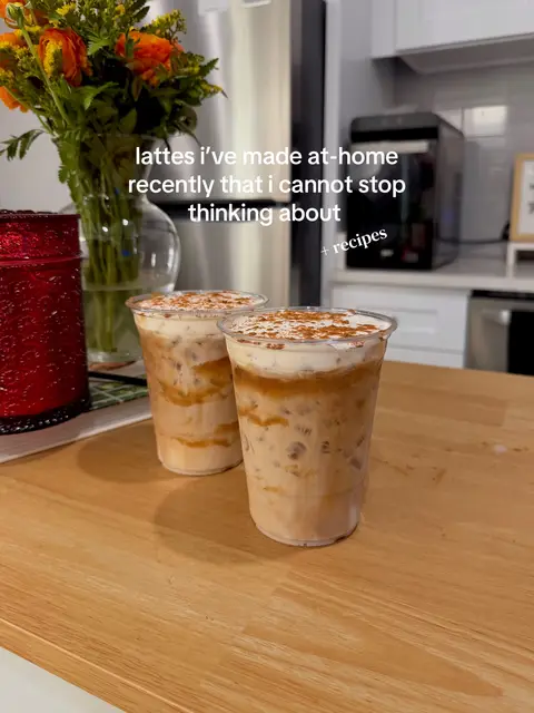 been having so much fun at the coffee bar this last month ☕️🤍 banana bread syrup >  @Sofia H. | Fifi’s Coffee Bar  whipped cookie butter syrup >  @Sofia H. | Fifi’s Coffee Bar  #homecafe #coffeerecipe #coffeeathome #coffeesyrups #shakenespresso 