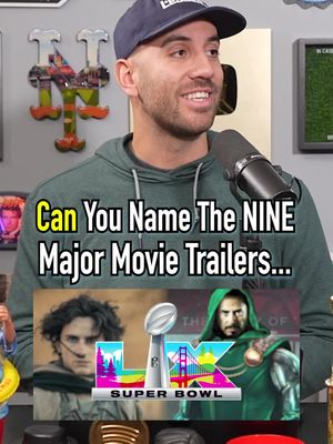 9 Movie Trailers Set To Premiere At Super Bowl! #fyp #SuperBowl #nfl #football #marvel 