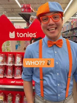 #Ad WHOO?? Find the Blippi Tonie at @Walmart. @tonies US #blippi #toniebox #walmart