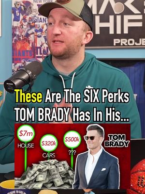 Six Perks TOM BRADY Has In His Fox Contract! #fyp #tombrady #football #money #luxury 