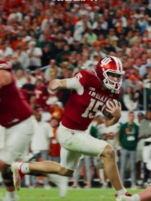 Slo-mo Mendoza🔥🏆 #CFBPlayoff #NationalChampionship #Indiana #Hoosiers #Mendoza 