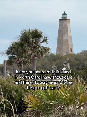Have you heard of 📍Bald Head Island in North Carolina? 😍🌴🐚⚓️ TAG who you want to visit here with and follow me for more gems in the Carolinas 💎 #bhi #baldheadisland #northcarolina #nc #travel        