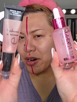 let's compare these drugstore drippy primers. @elfcosmetics @Maybelline NY #grippyprimer #makeup #drugstoremakeupmusthaves 