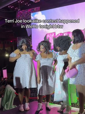 Four Terri Joes under one roof could only happen in L.A. 😂 #terrijoe #weho