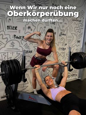@Imke Salander und ich teilen unsere Evergreen Kraft-Übungen. Dieses Mal Oberkörper…👀😮‍💨💪🏼 Welche wären es bei euch? 🙌🏼 • seated shoulder press • face pulls  Egal ob Läuferherz, Office Maus…😝😘 #upperbody #upperbodyexercises 